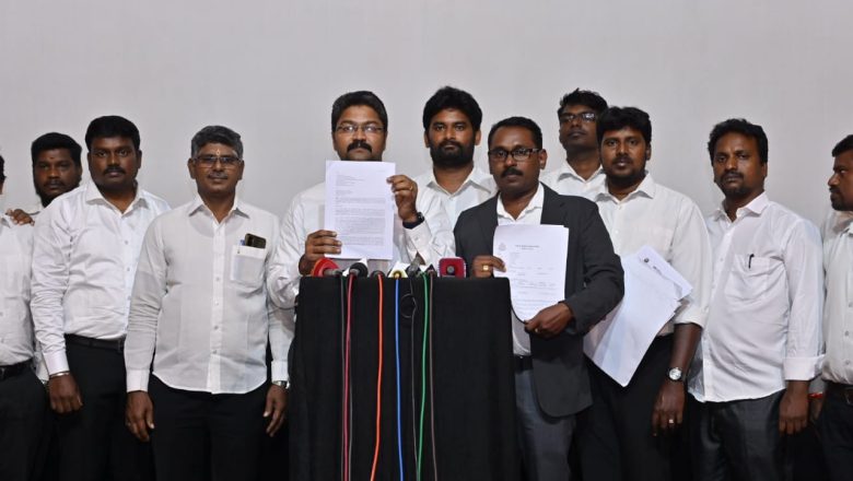 அவதூறு செய்தி வெளியீட்ட ஆதன் தமிழ் மீடியா பிரைவேட் லிமிடெட், திரு,மாதேஷ், திரு.வராகி, திரு.சவுக்கு சங்கர் உட்பட சில யு.டியூப் சேனல் மீது  காவல்துறை ஆணையாளர்யிடம் புகார்!!