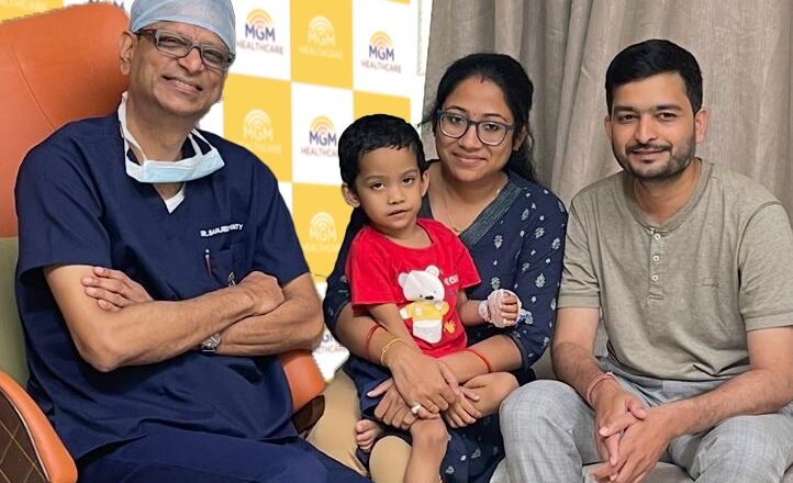 MGM Healthcare Successfully Performs Rare Endoscopic Skull Base Surgery on a 1-Year-Old with Brain Herniation inside Nose*