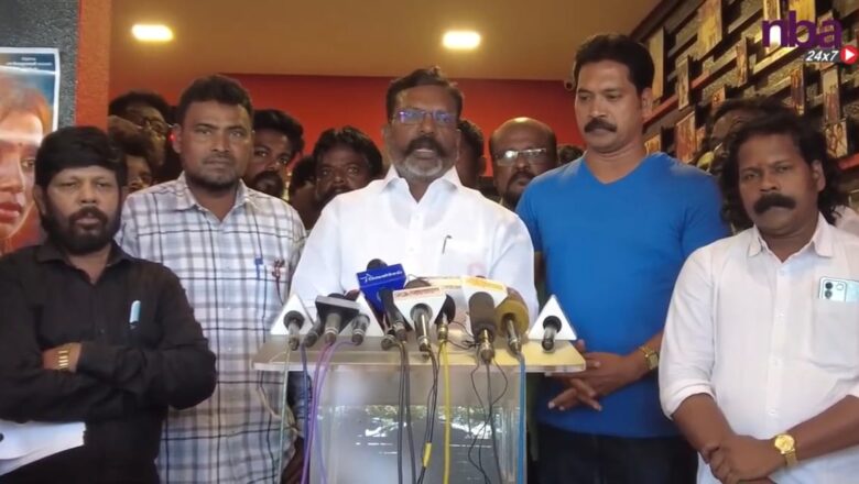 இரவுப்பறவை படத்தின் சிறப்பு காட்சியை பார்த்தார் தொல்.திருமாவளவன்